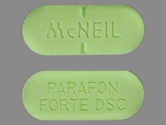 pill-image Parafon Forte DSC 500 MG Oral Tablet