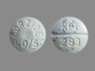 pill-image Corzide 40/5 (nadolol / bendroflumethiazide) Oral Tablet